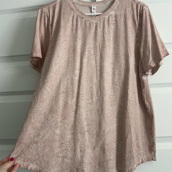 lululemon athletica Tops - Lululemon Love Crewneck Smoky Topaz Short Sleeve 12